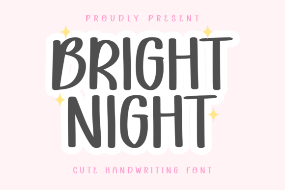 Bright Night Font - Featured Image