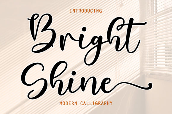 Bright Shine Font - Featured Image