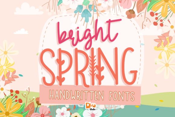 Bright Spring Font - Featured Image