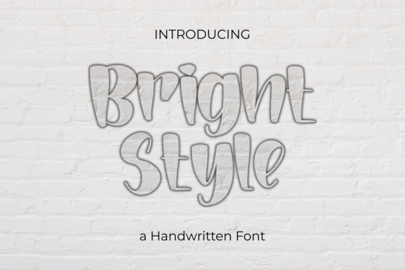 Bright Style Font - Featured Image