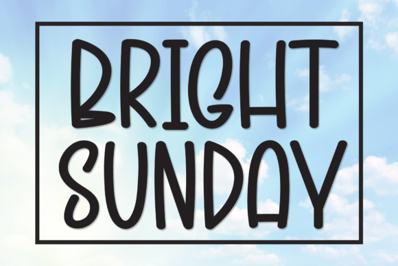 Bright Sunday Font - Featured Image