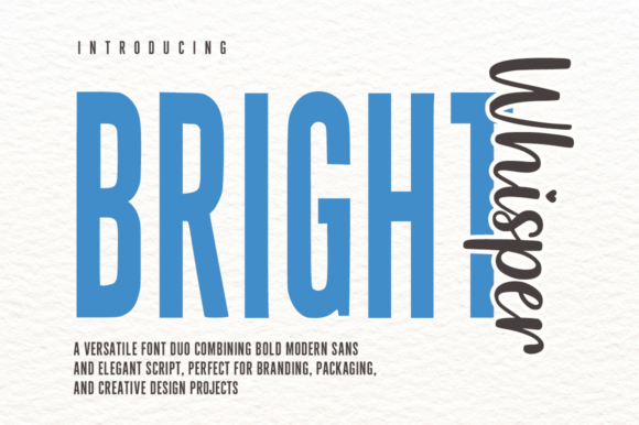 Bright Whisper Duo Font - Featured Image