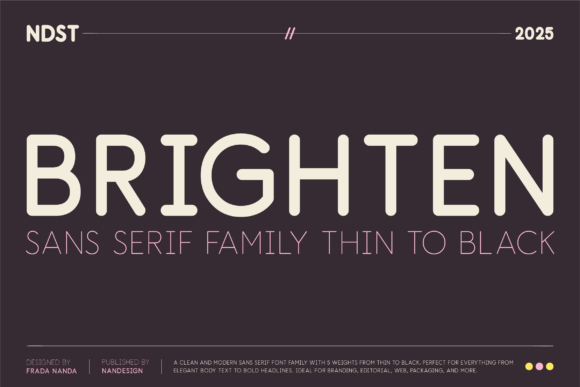 Brighten Rounded Font - Featured Image