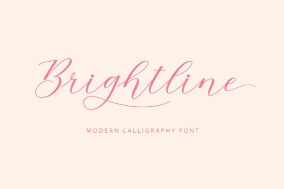 Brightline Font - Featured Image