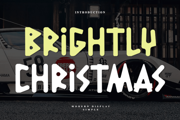 Brightly Christmas Font - Featured Image