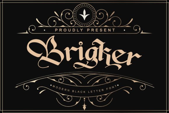 Brigker Font - Featured Image
