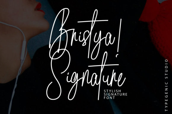 Bristya Signature Font - Featured Image