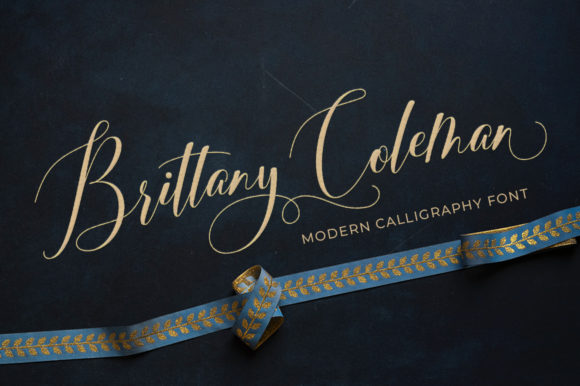 Brittany Coleman Font - Featured Image