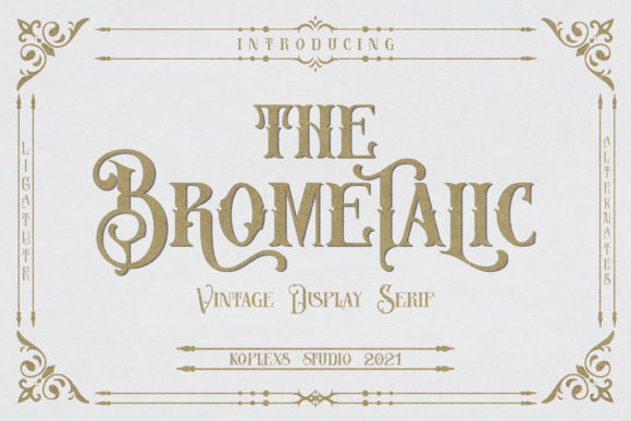 Brometalic Font - Featured Image