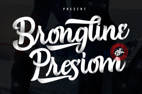 Brongline Presiom Font - Featured Image