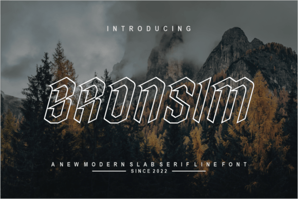 Bronsim Font - Featured Image