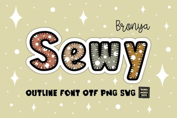 Bronya Sewy Font - Featured Image