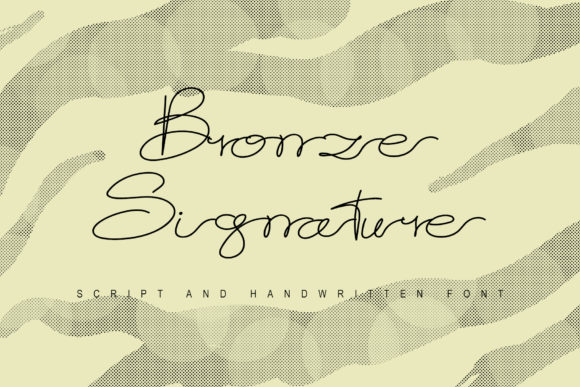 Bronze Signature Font - Featured Image