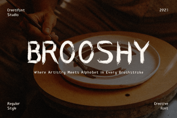 Brooshy Font - Featured Image