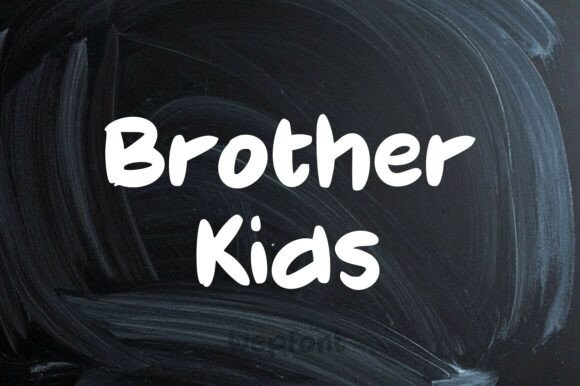 Brother Kids Font - Featured Image