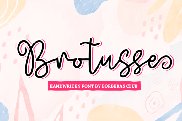 Brotusse Font - Featured Image