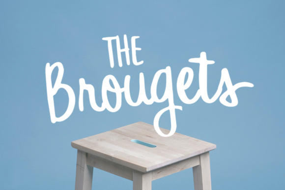 Brougets Script Font - Featured Image