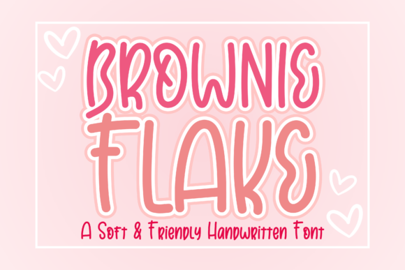 Brownie Flake Font - Featured Image