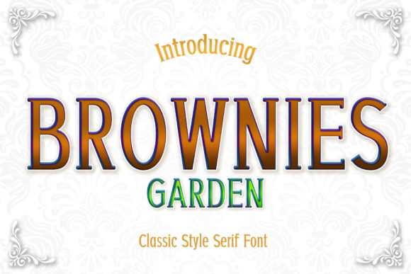 Brownies Garden Font - Featured Image