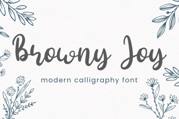 Browny Joy Font - Featured Image
