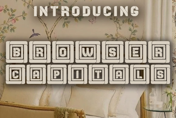Browser Capitals Font - Featured Image