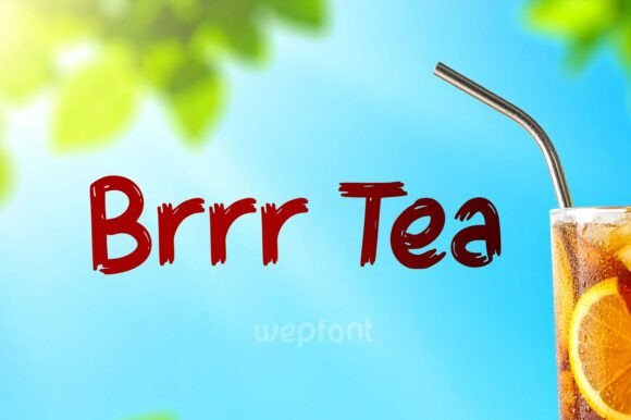 Brrr Tea Font - Featured Image