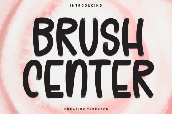 Brush Center Font - Featured Image
