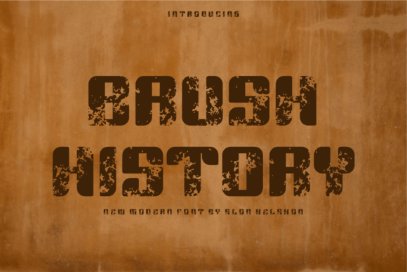 Brush History Font - Featured Image