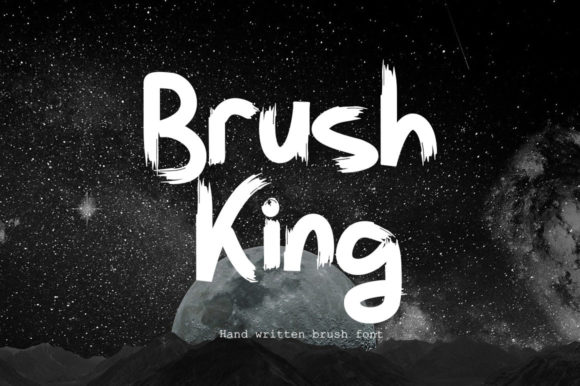 Brush King Font - Featured Image