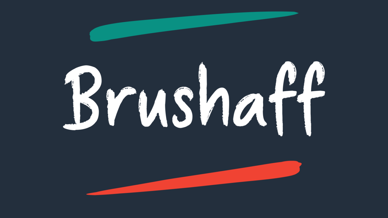 Brushaff Font - Featured Image