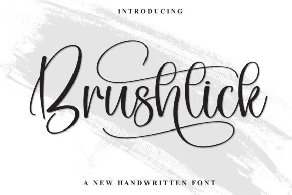 Brushtick Font - Featured Image