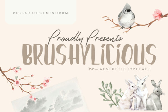 Brushylicious Font - Featured Image