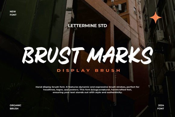 Brust Marks Font - Featured Image