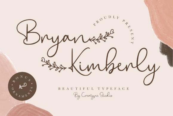 Bryan Kimberly Font - Featured Image