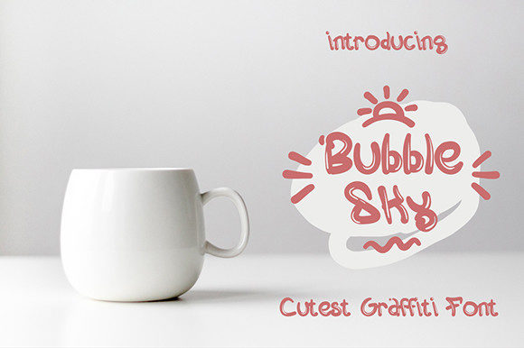 BubbleSky Font - Featured Image