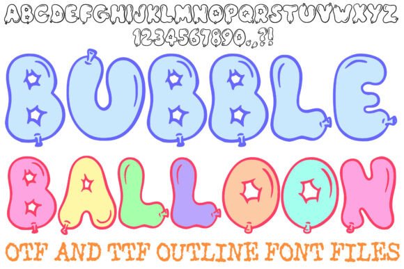 Bubble Balloon Font - Featured Image