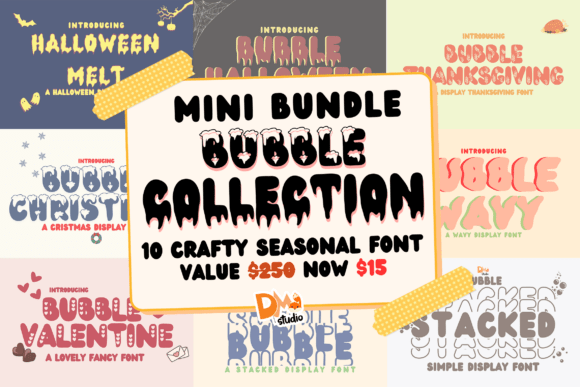 Bubble Collection Font - Featured Image
