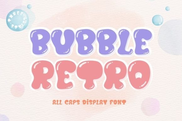 Bubble Retro Font - Featured Image