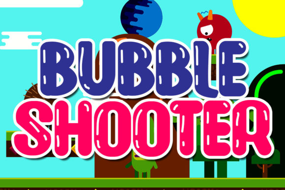 Bubble Shooter Font - Featured Image