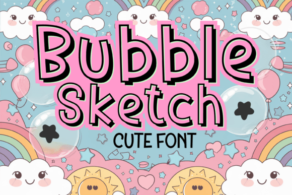 Bubble Sketch Font - Featured Image