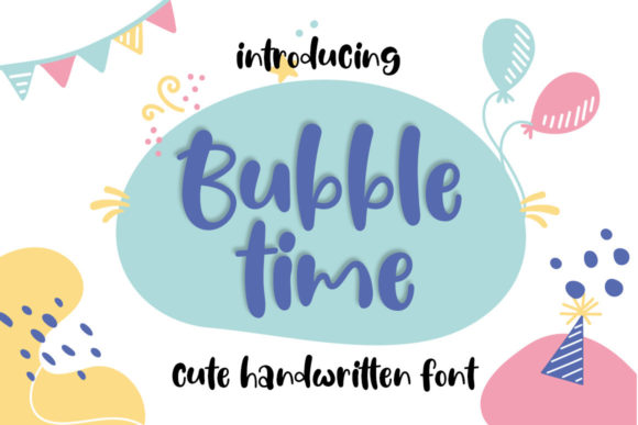 Bubble Time Font - Featured Image