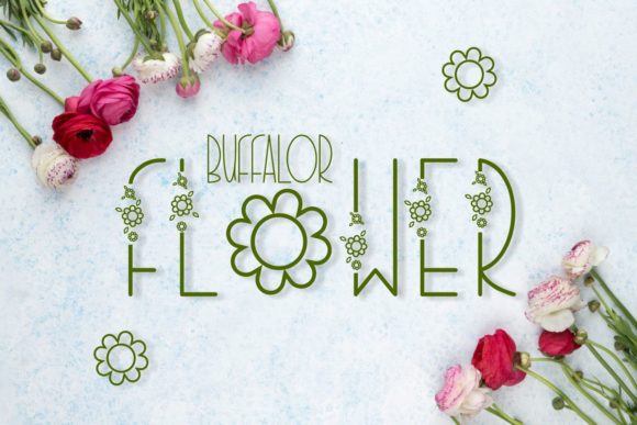 Buffalor Flower Font - Featured Image
