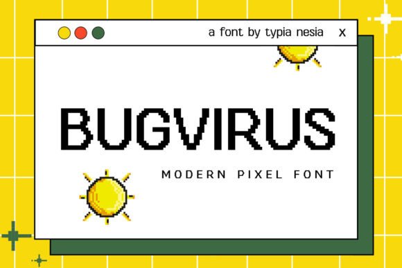 Bugvirus Font - Featured Image