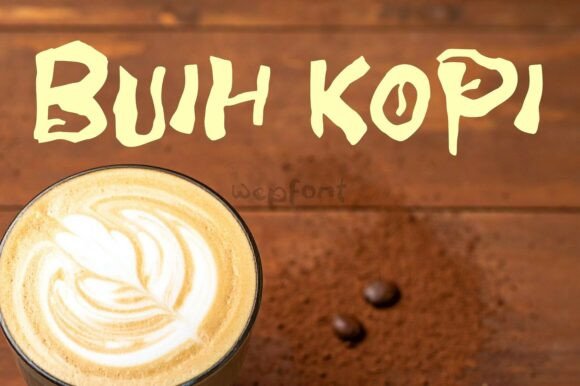 Buih Kopi Font - Featured Image