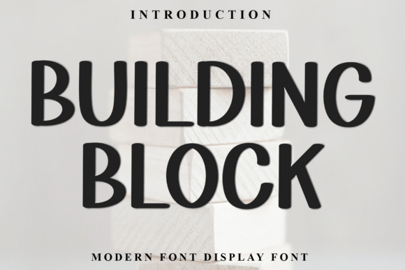 Building Block Font - Featured Image