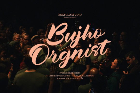 Bujho Orgnist Font - Featured Image