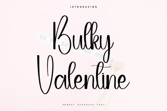 Bulky Valentine Font - Featured Image