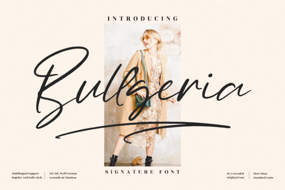 Bullgeria Font - Featured Image