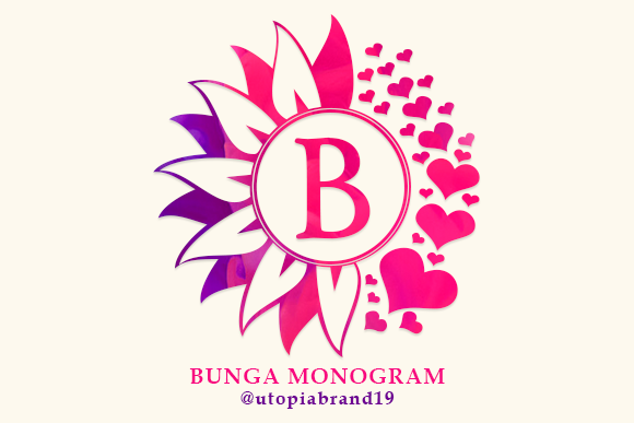 Bunga Monogram Font - Featured Image