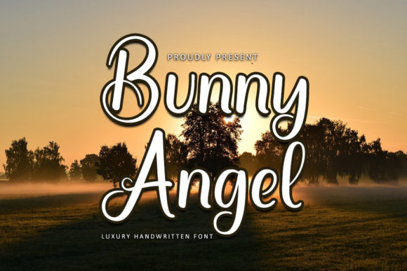 Bunny Angel Font - Featured Image